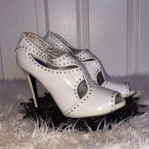 LUICHINY STUDDED GRAY BOOTIES
